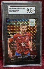 2020 Panini Select Euro UEFA Tomas Soucek BLACK 1 of 1 Prizm Czech Republic SGC