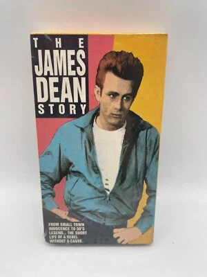The James Dean Story VHS  1991 Gemstone Entertainment Super RARE HTF NEW SEALED - Image 1 of 3