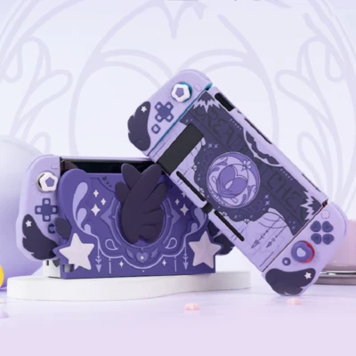 GeekShare Protective Case for Nintendo Switch/OLED and Joy Con Wing Star Dark - Image 1 of 4