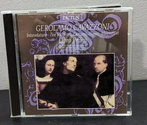 Gerolamo Cavazzoni : Intavolatura Cioè Ricercari , libro primo tactus CD import - Picture 1 of 3