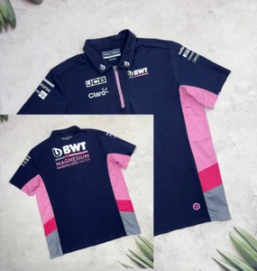 Racing Point Force India F1 Team Polo T-Shirt 1/4 Zip BWT Hacket London size XL - Picture 1 of 24