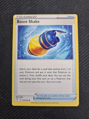 Boost Shake 142/203 Uncommon Evolving Skies MISPRINT ALIGNMENT DOT Pokemon - Image 1 of 3
