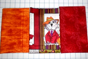 Loralie Designs Spice Cats Panel + (2) Coordinating Fat Quarter Cotton Fabric 11 - Picture 1 of 2