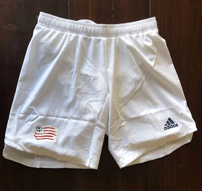 New England Revolution MLS Adidas Aeroready Authentic Soccer Shorts Size S NWT - Image 1 of 4