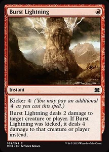 *MRM* ENGLISH 4x �clair explosif (Burst Lightning ) MTG MM2 - Imagen 1 de 1