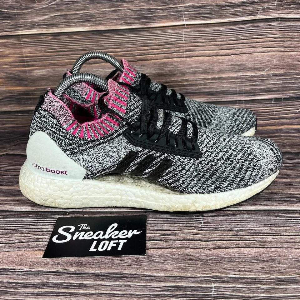 Adidas Ultraboost X Shock Pink Breast Cancer Edition Athletic Shoes Size 8.5 - Image 1 of 4