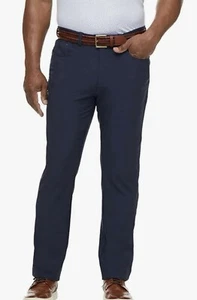 Greg Norman Men's Ultimate 5 Pocket Pant Navy Blue Size 34W X 30L New No Tags - Picture 1 of 7