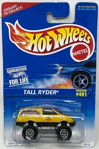 Hot Wheels - 1995 Tall Ryder #481 Gold - Rocky Mountain Rescue - New VTG #16050 - Picture 1 of 7
