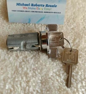 GM Ignition Lock Cylinder 1978-96 Delco #D1403B Made at Saginaw Steering Gear - Bild 1 von 5