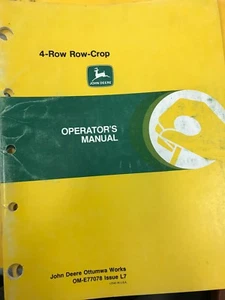 Manual de operador John Deere 4 filas recorte #OME77078 - Imagen 1 de 1
