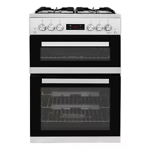 Beko 60cm Gas Cooker - Silver KDG653S - Picture 1 of 9