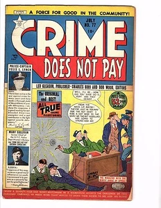 Crime Does Not Pay #77 (Jul 1949, Lev Gleason) - Picture 1 of 2