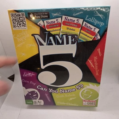 Juego de mesa Name 5 de Endless Games 2009 nuevo sellado de fábrica Foto 1 de 2