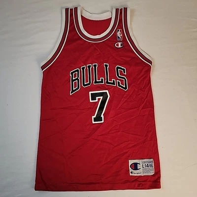 Camiseta Campeón Chicago Bulls Vintage Niños Talla Grande 14-16 Toni Kukoc #7 Foto 1 de 4