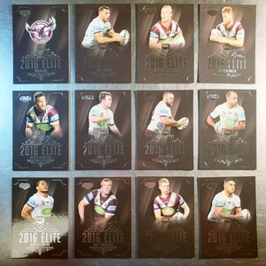 2016 NRL Elite Base Team Set (12 Cards) Manly-Warringah Sea Eagles - Picture 1 of 2