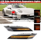 For 2019+ Porsche 911 992 LED Side Marker Signal Light Indicator Repeaters Lamp