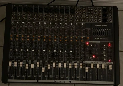 MACKIE CFX16 Mixer 16 Channel Live Sound PREOWNED- TESTED- DJ Band Audio Pro - Image 1 of 4