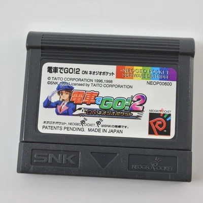 Neo Geo Pocket Color DENSHA DE GO 2 Cartridge Only SNK 2347 np - Image 1 of 4