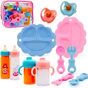 Baby Doll Accessories Magic Bottle set Disappearing Milk Juice Bottles...  - Picture 1 of 5