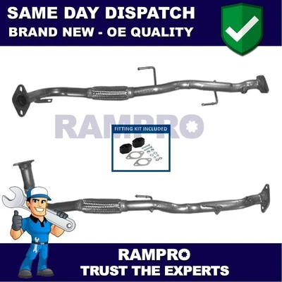 Rampro Front Exhaust Pipe + Fitting Kit Fits Mitsubishi Space Star 1998-2000 1.3 - Изображение 1 из 4