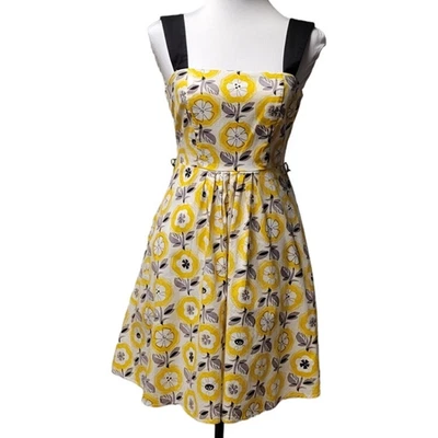 XOXO Vestido Floral Años 50 Ama de Casa Retro Mantequilla Amarillo Rockabilly Pin Up Talla 3 Foto 1 de 4