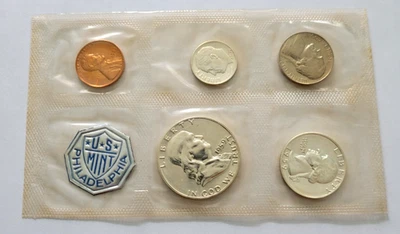 1959 United States Mint Proof Set - 5 Coins, without Envelope - Image 1 of 2