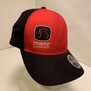 Boco Gear Tribike Transport Red Black Strap-back Technical 2019 Moisture Wicking - Picture 1 of 7
