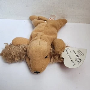 1997 RARO E RITIRATO TY BEANIE BABY SPUNKY THE COCKER SPANIEL  - Foto 1 di 6