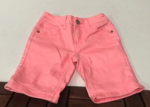 Justice Coral Pink Denim Short Size 8R - Picture 1 of 7