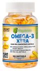 Ultra Pure Omega 3 Fish Oil 2600mg Small, Potent, Joint SUPPORT Relief  XL  120