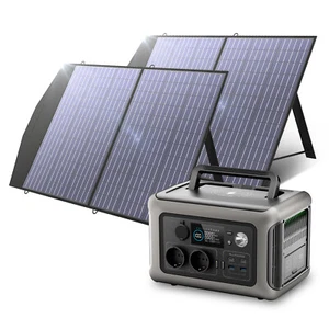 ALLPOWERS 100W Panel Solar con Generador Solar 600W LiFePO4 Batería para Camping - Imagen 1 de 10