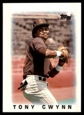 1986 TOPPS MLB LEADERS MINIS - #65 TONY GWYNN SAN DIEGO PADRES