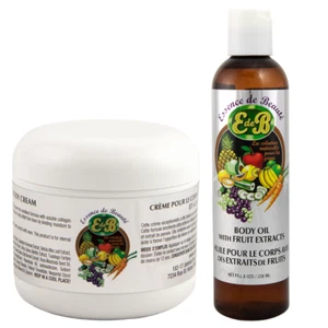 Essenza di bellezza collagene & vitamina E viso & crema corpo 4 oz + olio corpo 8 oz - Foto 1 di 1