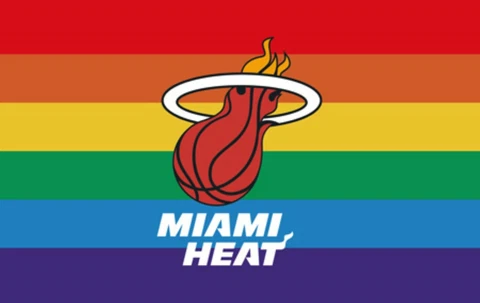 Miami Heat Pride Flag 3x5ft Banner Polyester basketball heat012 Cover