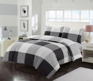 Printed Duvet Cover Set With Matching Pillow Cases Single Double King Super King - Picture 1 of 3