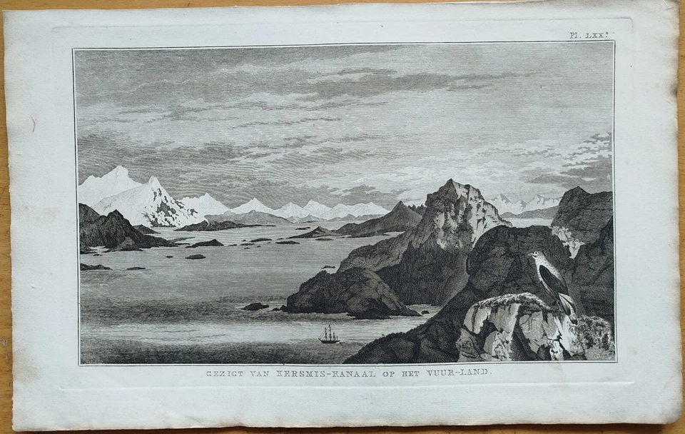 Ver Tierra del Fuego # Mapa Original J. Cook # 1795 Foto 1 de 1