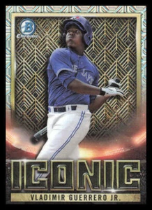 2023 Bowman Chrome Vladimir Guerrero Jr. Iconic Mega Refractor BI-12 Blue Jays - Picture 1 of 2