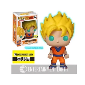 Funko Dragon Ball Z Glow in the Dark Super Saiyan Goku Pop! Figur EE Exclusive - Bild 1 von 10