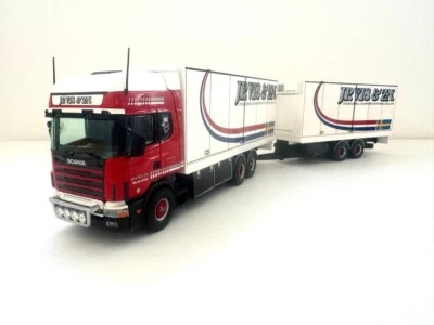 Tekno truck models, Scania R164L/V8 480 Topline 6X2 Combi , J.P. VIS - Image 1 of 4