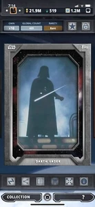 Topps Star Wars Digital Card Trader Holo-Screen Darth Vader Insert Award - Picture 1 of 1