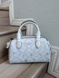 Bandolera pequeña de lona Kate Spade KI908 Spade Flower Star Toss nueva con etiquetas - Imagen 1 de 4