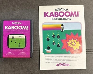 Juego Atari 2600 - Kaboom - Carro y Manual Sin Probar - Imagen 1 de 4