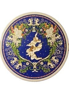 Versace Rosenthal 2008 Holiday Spirit Weihnachtsteller Wandteller 33 cm Vintage - Bild 1 von 2