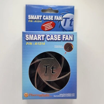 Thermaltake 80mm x 25mm Smart Case Fan w/ Thermal Control By Temperature A1214 - Image 1 of 4
