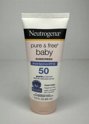 Protector solar para bebé Neutrogena Pure & Free FPS 50 3 FL OZ, NUEVO CADUCIDAD 11/2025 Foto 1 de 4