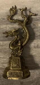 Antique Chinese bronze statue dragon circa Qing Period - Picture 1 of 6