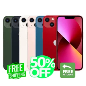 Apple iPhone 13 128GB 256GB GSM+CDMA Unlocked Verizon AT&T -Red Blue Black - Afbeelding 1 van 7