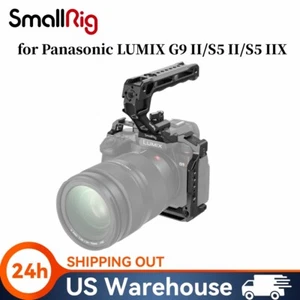 SmallRig S5 II Camera Cage w/ NATO Top Handle for Panasonic LUMIX S5 II/S5 IIX - Picture 1 of 17