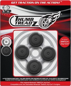 TRIGGER TREADZ: THUMB TREADZ (PAQUETE DE 4) PARA INTERRUPTOR - NEGRO - Imagen 1 de 4