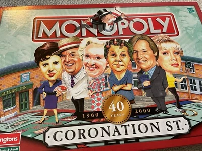 Monopoly Coronation Street 40 Years 1960 To 2000 Collectable Edition Vintage  - Image 1 of 4
